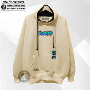Hoodie Jumper Distro Terbaru Pria & Wanita Sweater Sablon Graffity BOMBSKY Aesthetic Jaket Hudie Oversize M L XL XXL Bahan Cotton Flece Hoddie Cowo Tebal Lembut Adem Bertudung Brand JNA Hodi