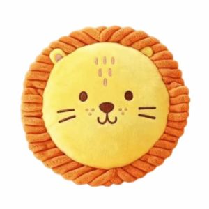Sacesr Soft Dog Plush Flying Disc Colorful Bite-ResistantSqueak Toy Cartoon Teeth Grinding Puppy Chew Toy Outdoor Sport R7Q2P