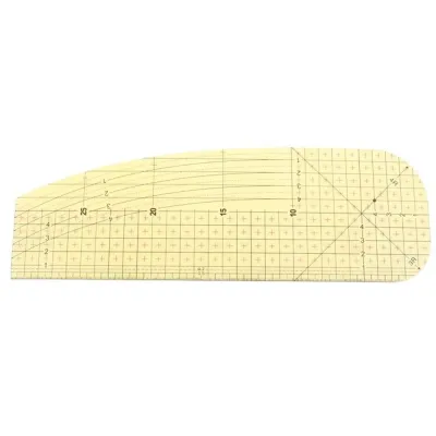 JIYAN2866 1/2Pcs Heat Resistant Ironing Ruler DIY Measuring Tool Patchwork Ruler Sewing Supplies Resin Sewing Ruler Quilting Work