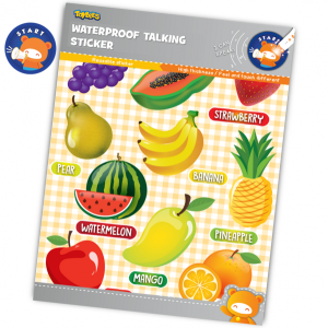 Toybies สติ๊กเกอร์กันน้ำพูดได้ เมื่อใช้กับปากกา Talking Pen (สามารถเลือกลายได้)