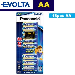 Panasonic Evolta AA 18pcs Alkaline Battery Bundle Pack