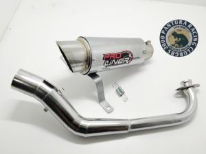 Knalpot Proliner Mio M3 Mio J Mio GT Mio Z Xride Xeon Mio Soul GT full crome