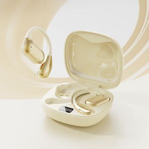 หูฟังบลูทูธ TZUZL แบบเปิดหู OWS เสียง HiFi ไร้สาย บลูทูธ 5.4 ตัดเสียงรบกวน หูฟังแบบเกี่ยวหูพร้อมไมโครโฟน หูฟังแสดงผล LED