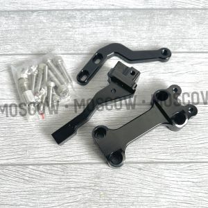 Bracket Stabilizer Rx King MOSCOW ORIGINAL FULL CNC ALUMINIUM PREMIUM BREKET Stabiliser Steering Dumper Damper Rx King RXKING WARNA HITAM dan SILVER FREE BAUT PNP TINGGAL PASANG AKSESORIS STANG MOTOR RXK RX KING SPESIAL BRECKET STABILIZER STANG MOTOR