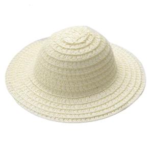Mini Hat Blank Unfinished Light Weight Rattan Paper Hat for Handmade Craft Holiday Party Decoration Sewing Accessories