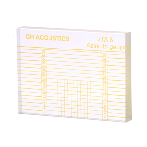 Portable for LP Vinyl Record Player Measuring Phono Tonearm VTA/Cartridge Azimuth Ruler Balance Cartridge Azimuth Ruler