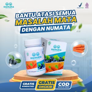 Kapsul NUMATA - Obat Mata Minus Plus Rabun Dan Katarak Herbal