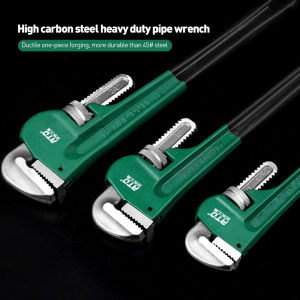 ประแจคอม้า 10-12-18 นิ้ว 18 นิ้ว ประแจ คอม้า เป็นขั้นตอนการจับแป๊บ ขาเดี่ยว Straight Pipe Wrench