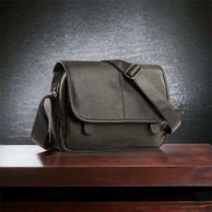 {GIAO NHANH}Túi đeo chéo da size lớn học sinh 2 pát hít [hình tự chụp]