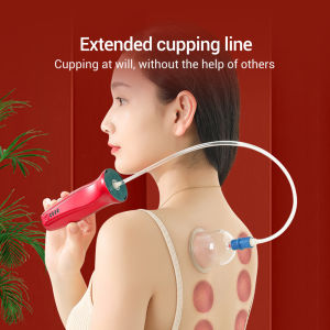 Wireless Electric Scraping Massager Ventosa Cupping Device Lymph Dredge Meridians Back Waist Shoulder Massager Body Slimming