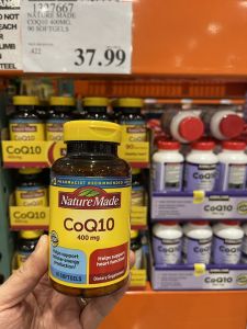 [HÀNG MỸ] Bổ sung CoQ10 Cho Tim Mạch Nature Made  400mg 90 viên Mỹ