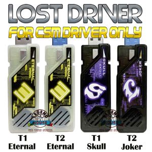 LM Brand Kamen Rider W Lost Driver CSM Henshin Belt Joker 1 Pcs Gaia Memories Set Ver.2 CSM Series Not Supported DX