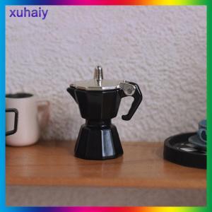 xuhaiy โมเดลจำลองขนาดเล็กสำหรับเด็กหม้อกาแฟบ้านตุ๊กตาของเล่นจำลอง