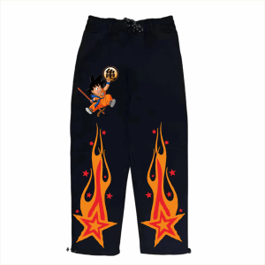 Celana Skena Baggy Anak Tanggung Laki Laki Perempuan Motif Bintang Sweatpants Usia 5-13 Tahun