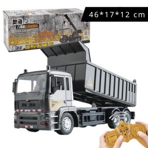 Xe Ben Đen Hợp Kim Điều Khiển Từ Xa – Mô Hình Xe Ben Tải Công Trình Mini Mới Nhất 2025