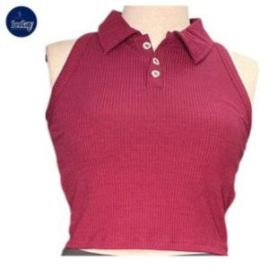 Áo 3 lỗ nữ LUKYcổ áo sách nách có mút sẵn Thoáng khí tập tennis cầu lông pickleballchạy bộ C133