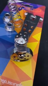 HENG BRAKE ARM SET WAVE SILVER HEXAGON
