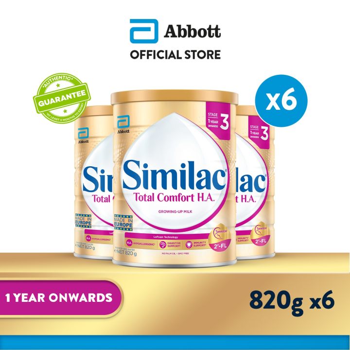 Similac Total Comfort 粉ミルク 6缶セット Bundle of 6] Similac Total Comfort Stage 3 Baby Milk Powder