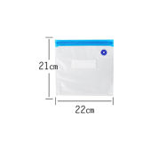 Reusable Food Storage Bag Vacuum Seal Bags Compression Bags Freezer Organizer with zipper