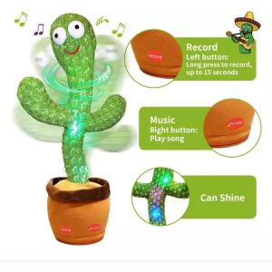 Cactus Toy Boneka Pintar Kaktus Joget Joged Goyang Bisa Ngomong Rekam Bicara Menari Dance Dancing