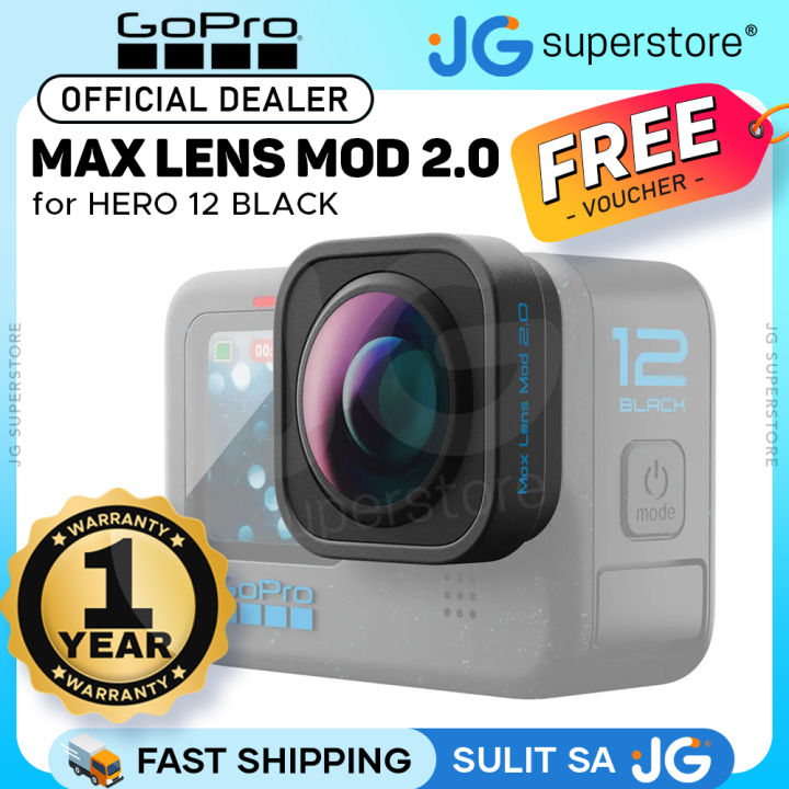 GoPro Max Lens Mod Ultra Wide Angle 177 Degree POV Lens with 4K60  Resolution, Max 16ft 5m Waterproof and HyperSmooth Stabilization for HERO  12 - Main Image