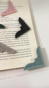Retro Corner Bookmarks Leather Corner Page Book Mark Appreciation Present for Book Lover Women Men Reading Accessories