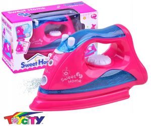 MODERN PRETTY GIRL LOVELY STYLE FASHION CHILDRENS PLAYING IRON WITH STEAM FOR KIDS