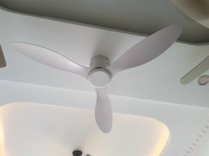 (Lõi Đồng+Ảnh thật)Quạt trần chung cư-Quạt trần cho trần thấp 3 cánh-Động cơ DC 6 tốc độ gió-Đèn 3 chế độ Bảo Hành 5 Năm