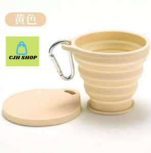 CJH SHOP Portable Collapsible Retractable Cup Travel Camping Silicone Cup Collapsible Cup /Portable Cup