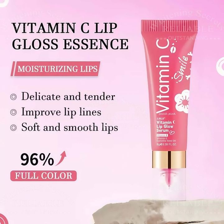 Vitamin C Lip Serum Hydrates And Nourishes, Reduces Lip Lines, Prevents  Cracked Lips, Removes Dead Skin,