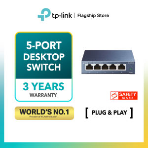 TP-LINK TL-SG105 5 Port 10/100/1000Mbps Gigabit Ethernet Desktop Switch/ Network Switch | RJ45 ports | Plug & Play