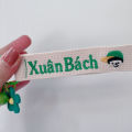 Nametag thêu tên theo yêu cầu, tag treo cặp cho bé. 