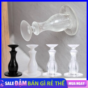 Dụng Cụ Chắn Cửa Chặn Cửa Chống Va Đập Hít Chân Không Chất Liệu Sillicon Bộ Giữ Cửa Chồng Ồn - Miếng Chặn Cửa Thông Minh Giữ Cửa Chắc Chắn Tiện Lợi
