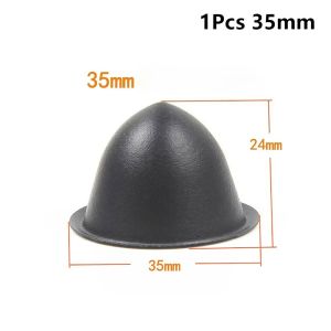 MIRELINA 1/4Pcs PP Speaker Dust Cover Tip 35/40/45/50mm Protective Sleeve Durable Black Coned Dust Caps Speaker Repair Parts Accessories