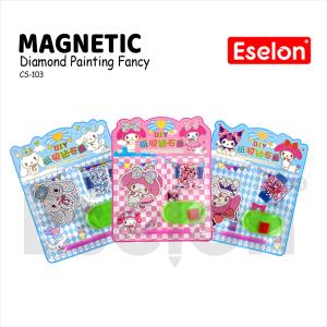 Mainan DIY Painting Diamond Magnetic / DIY Tempel Magnet Karakter