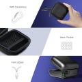 UGREEN Earphones Earbuds Carrying Zipper Bag Storage Case Waterproof Shockproof Protection EVA Box with Carabiner & Mesh Pocket. 