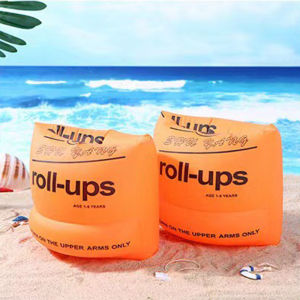 Adult Kids Swimming Arm Ring Inflatable Float Floating Safety Training Sleeve Circle Armbands Summer Water Sports