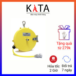 Dây hơi tự rút - Dùng máy nén khí - Chiều dài 9m - Bảo hành 6 tháng -Điện máy Kata