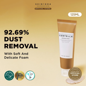 SKIN1004 Centella Ampoule Foam 125ml pH5 Weak Acid Centella Formula Clean Skin Surface Impurities Retain Facial Natural Moisture Soothe Sensitive Irritated Skin Vegan Mild Non-Stripping Facial Cleanser