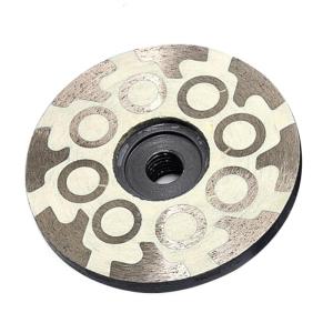 4Inch Bánh Xe cốc kim loại Nhựa Kim Loại bánh xe Mài Vòng quay trung bình Với Chủ Đề 5/8inch-11 M14 Cho đá mài Bê Tông