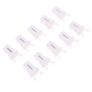 438178 ZXC 10pcs Trash Can Plastic Lock Self-Locking Switch Replacement Catch Compatible Touch Lid Bin Latch Black White Repair Clip