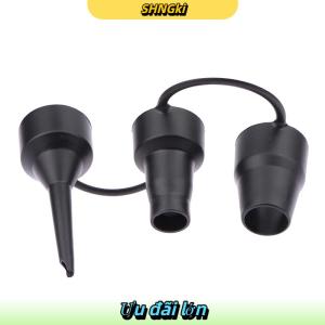 SHNGki 3 Kích Thước Xách Tay Nhanh Chóng Cho Máy Bơm Không Khí Xoá Đầu Nhựa Hồ Bơi Sofa Bãi Biển Đồ Chơi Thay Thế Vòi Phun Ống Miệng