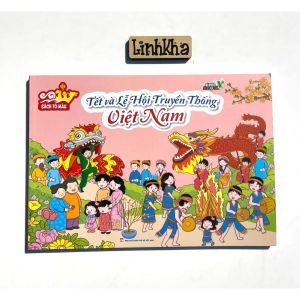 Sách tô màu - Tết và lễ hội truyền thống Việt Nam - Minh Thắng