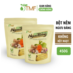 Combo 2 gói bột nêm Ngưu Báng không bột ngọt gói 450g thuần chay không chất điều vị cho bé TÂM MINH FOODS