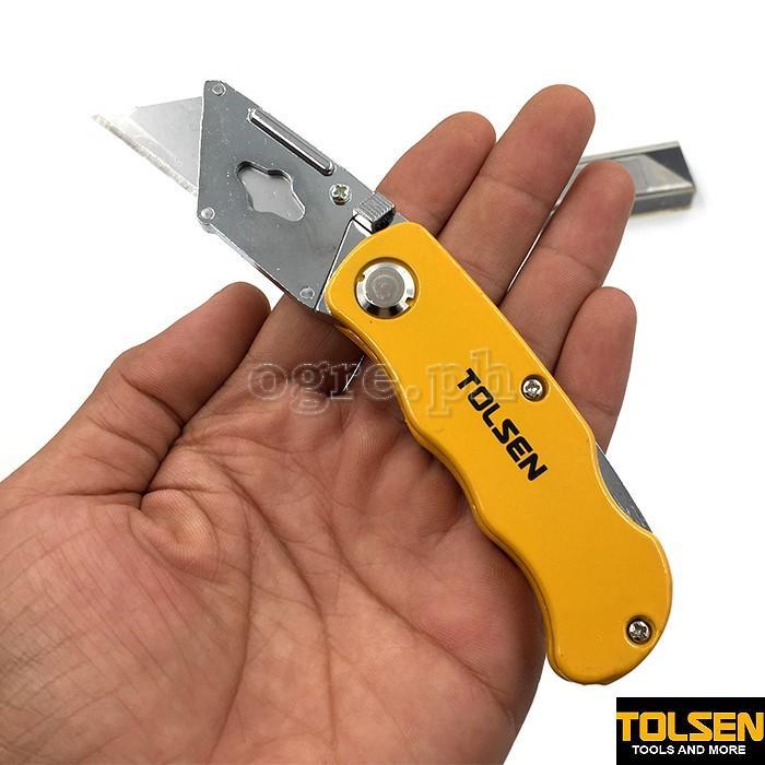 Tolsen 30007 Folding Utility Knife 61x19 Mm Blade Lazada Ph