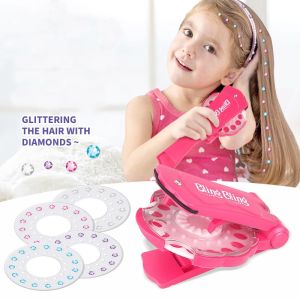 🔥HOT🔥【คลังสินค้าพร้อม】180 Gems Blingers Deluxe Set Girls Toys Pretend Play Jewel Refill Set DIY Girls Hair Styling Tool Diamond Sticker Toys Gifts Toy For Girls