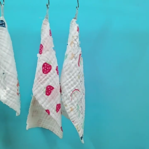 Khăn trẻ em cotton 6 lớp gạc vải yếm trẻ em thấm mọc răng BIB cho trẻ sơ sinh và trẻ mới biết đi