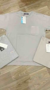 Áo phông áo thun cổ tròn nam trung niên chất cotton 100% thấm mồ hôi thoáng mát