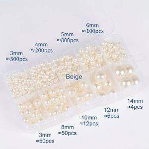 DIY Imitation White Beads Jewelry Making Accessory