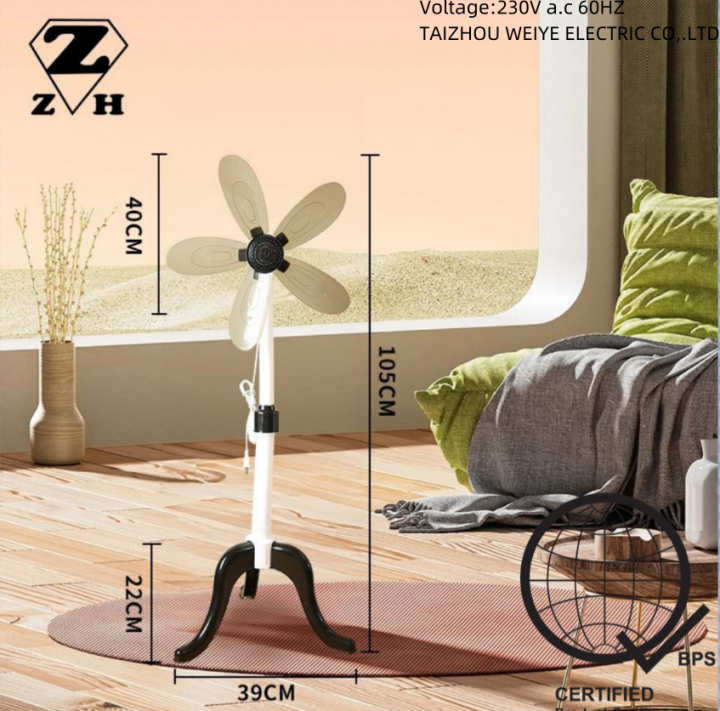 ZH Blades Stand Fan Portable Stand Fan Foldable Floor Fan Electric Fan  Adjustable Mini Stand Fan(promo) Lazada PH